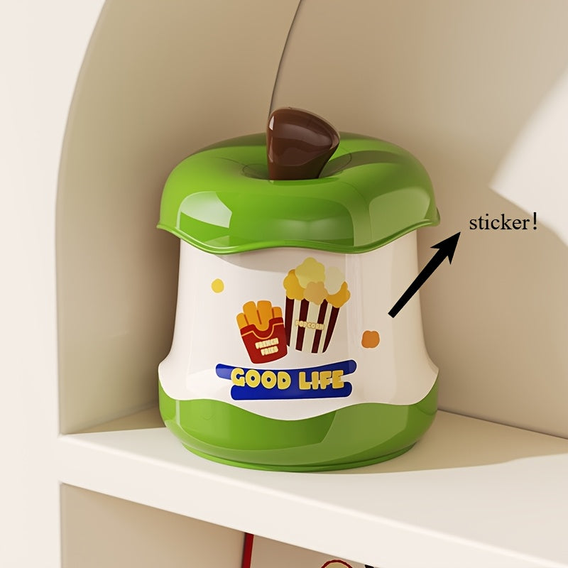 Cute Mini Trash Can in The Shape of an Apple, a Fun And Stylish Storage Box for The Desk, Perfect for Office Or Dorm Use