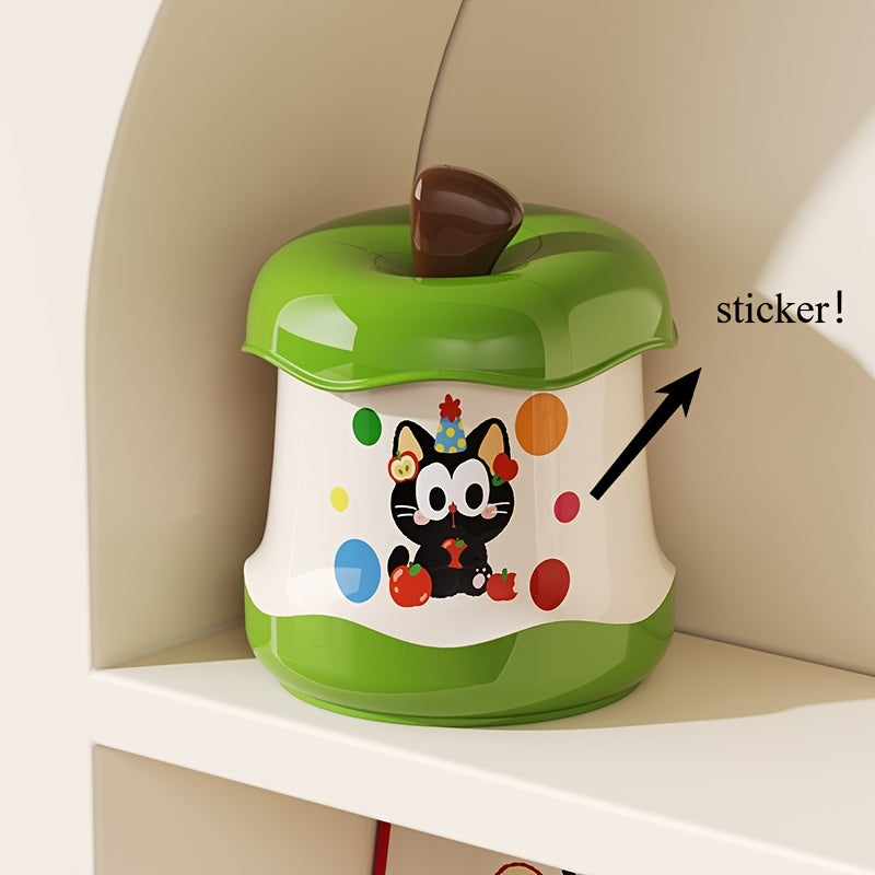 Cute Mini Trash Can in The Shape of an Apple, a Fun And Stylish Storage Box for The Desk, Perfect for Office Or Dorm Use